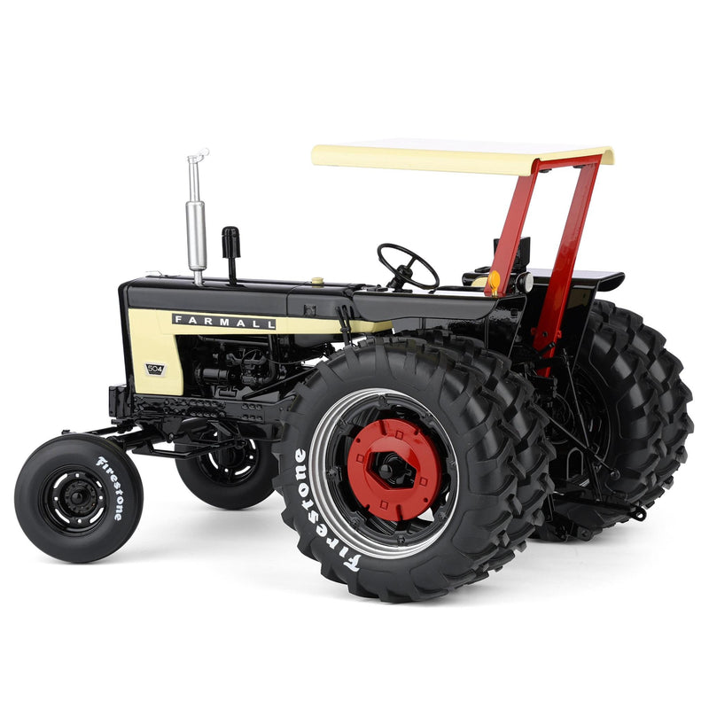 Black Chase Unit ~ 1/16 Farmall 504 Tractor with Firestone Tires & Canopy by SpecCast, 2nd in Outback Toys Exclusive 20th Century Series