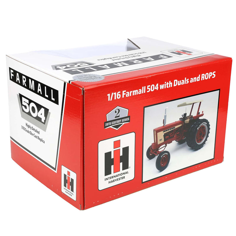 1/16 Farmall 504 Tractor with Firestone Tires & Canopy by SpecCast, 2nd in Outback Toys Exclusive 20th Century Series