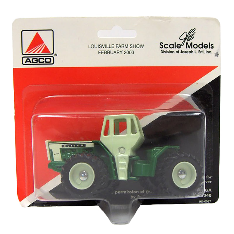 1/64 Oliver 2455 4WD Diesel Tractor with Cab & Duals, 2003 Louisville Show, Made in the USA by Scale Models