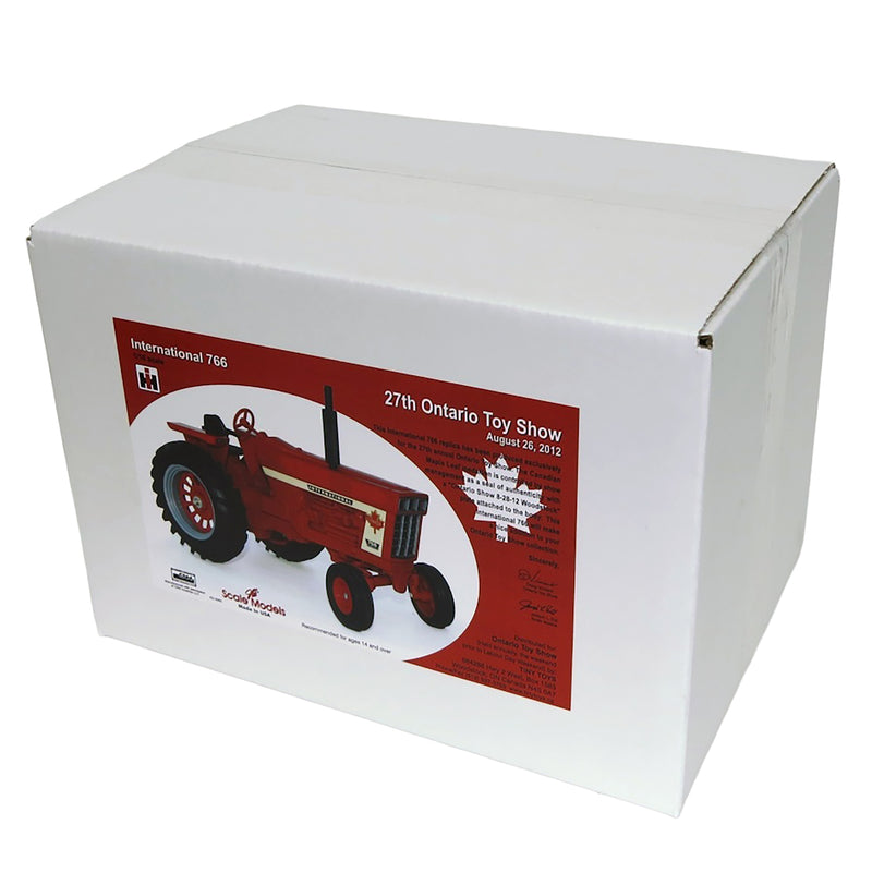 1/16 IH Farmall 766 Tractor by Scale Models, 2012 27th Ontario Toy Show Edition