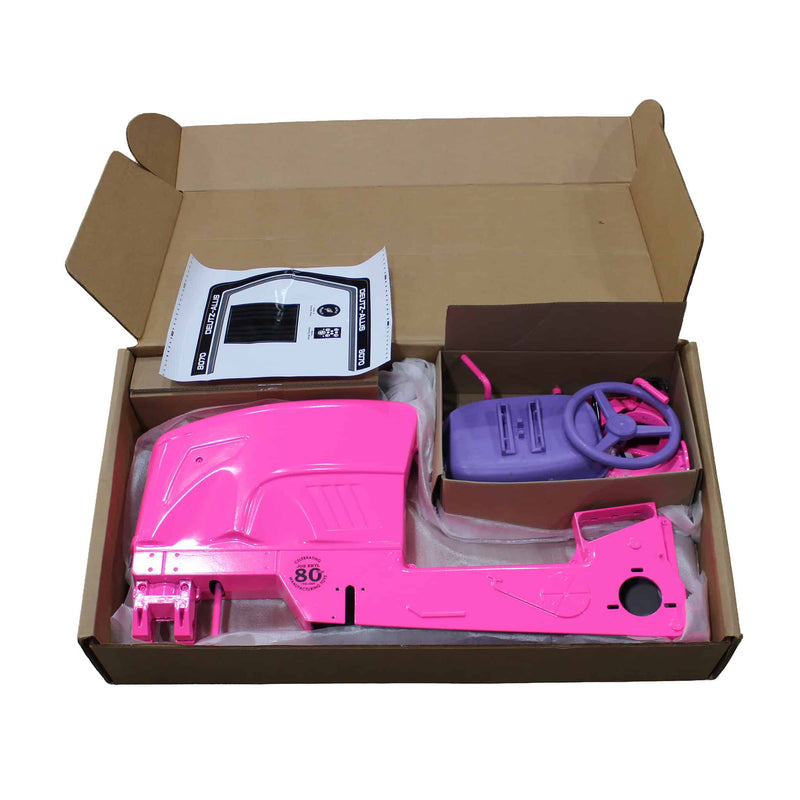 Deutz Allis 8070 Pink Wide Front Pedal Tractor by Scale Models