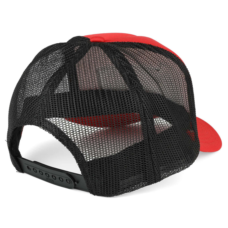 IH Farmall Red High-Profile Hat with Black Mesh Back