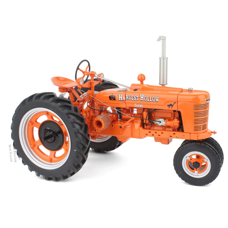 1/12 Franklin Mint Halloween Farmall H Tractor & Hay Wagon Harvest Hollow Farms - LOOSE
