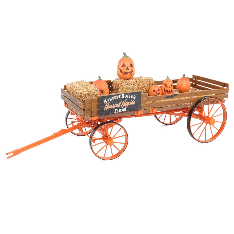 1/12 Franklin Mint Halloween Farmall H Tractor & Hay Wagon Harvest Hollow Farms - LOOSE
