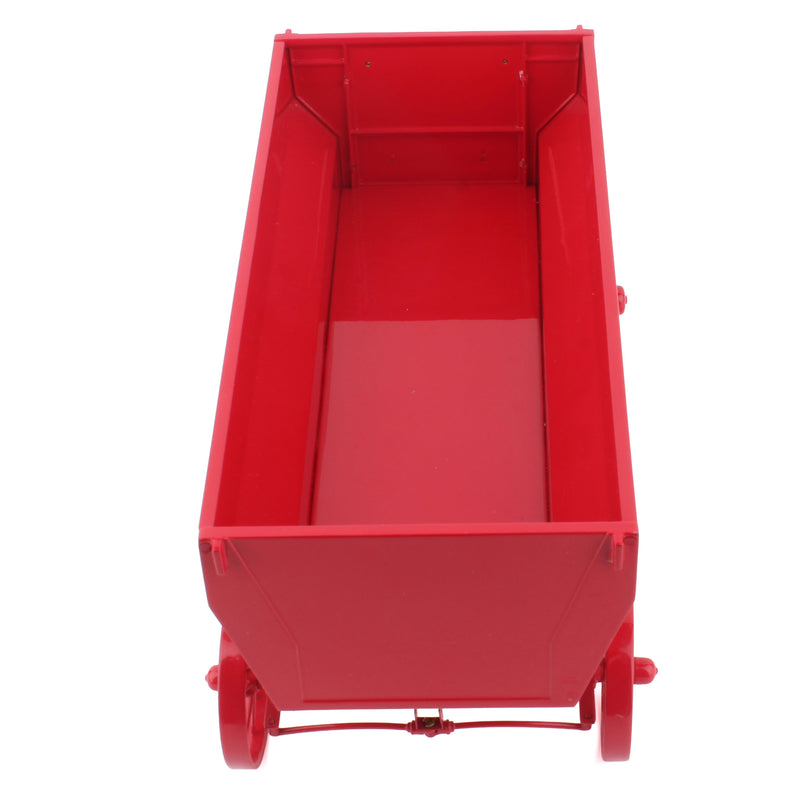 1/12 Red McCormick Flare Side Wagon with Steel Spoked Wheels by the Franklin Mint - LOOSE