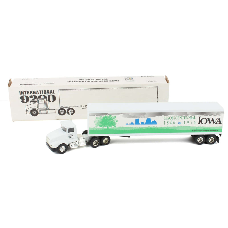 1/64 International 9200 Semi Truck & Box Trailer by Scale Models, Iowa Sesquicentennial 150 Years