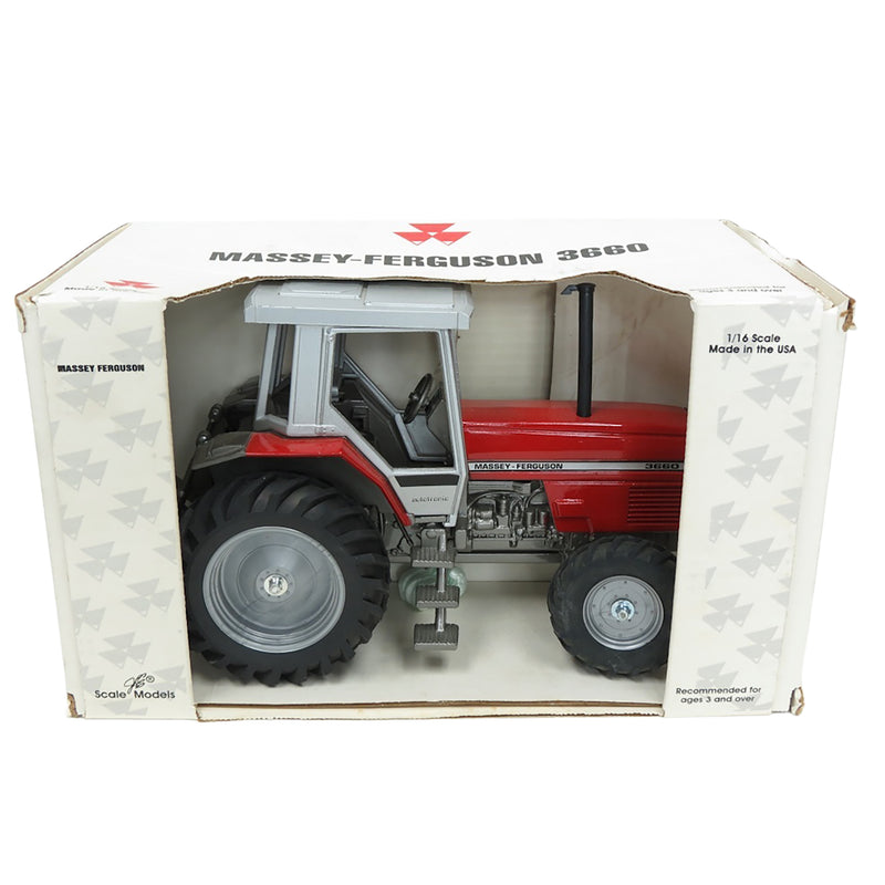 1/16 Massey Ferguson 3660 Autotronic Tractor with Rubber Wheels by Scale  Models