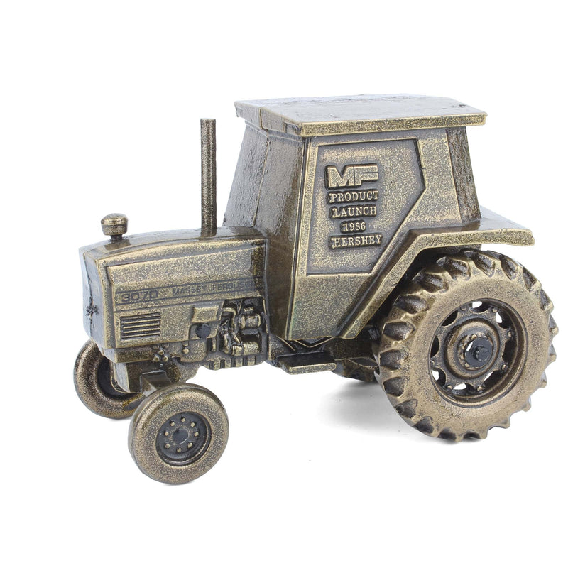 1/20 Massey Ferguson 3070 Brass Promotional Tractor, 1986 Product Launch Hershey by Scale Models - LOOSE