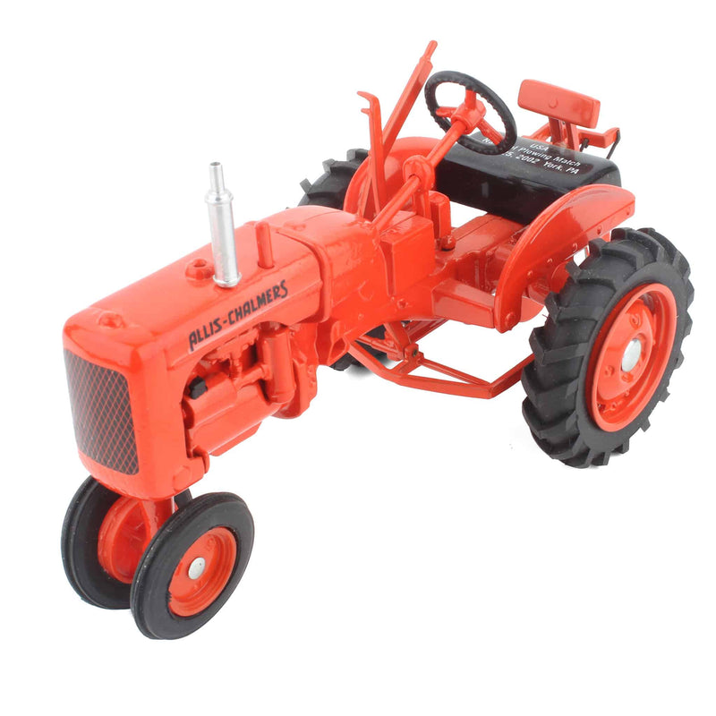 (B&D) 1/16 Allis Chalmers "C" Tractor with Plow by Scale Models, 2002 National Plowing Match - Damaged Item, No Box