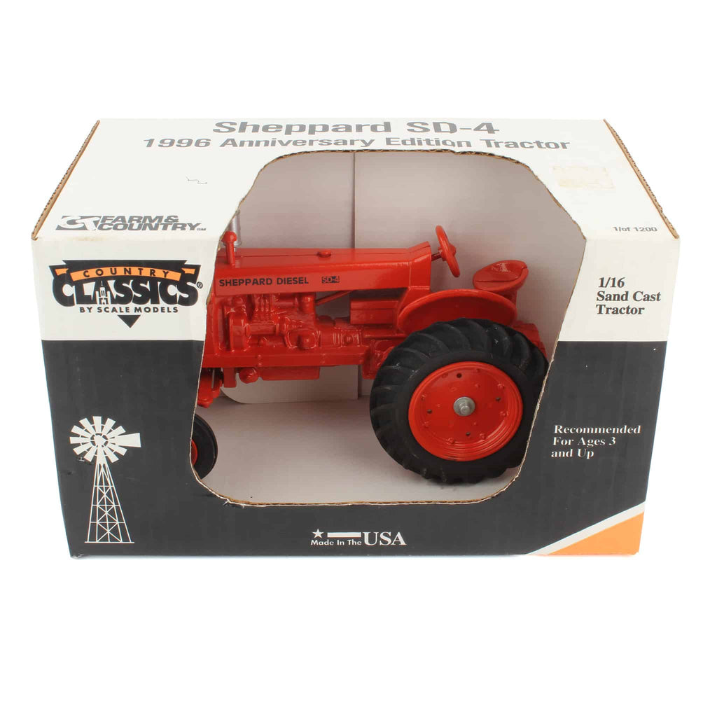 1/16 Sheppard SD-4 Diesel Sand Cast WF Tractor, 1996 Anniversary