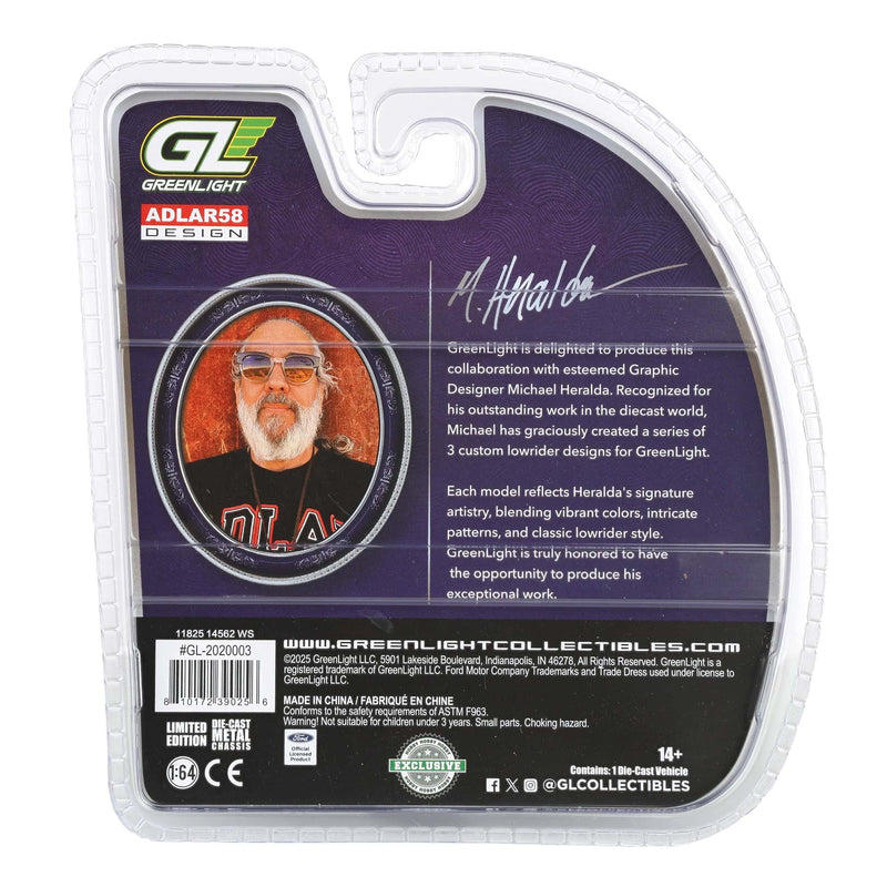 1/64 1973 Ford Thunderbird Lowrider, Michael Heralda Special Edition, Hobby Exclusive