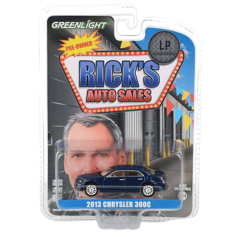 1/64 2013 Chrysler 300C, Blue, Rick's Auto Sales, LP Diecast Exclusive