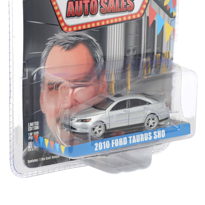 Color Wash Chase Unit ~ 1/64 2010 Ford Taurus SHO Edition, Silver, Rick's Auto Sales, LP Diecast Exclusive