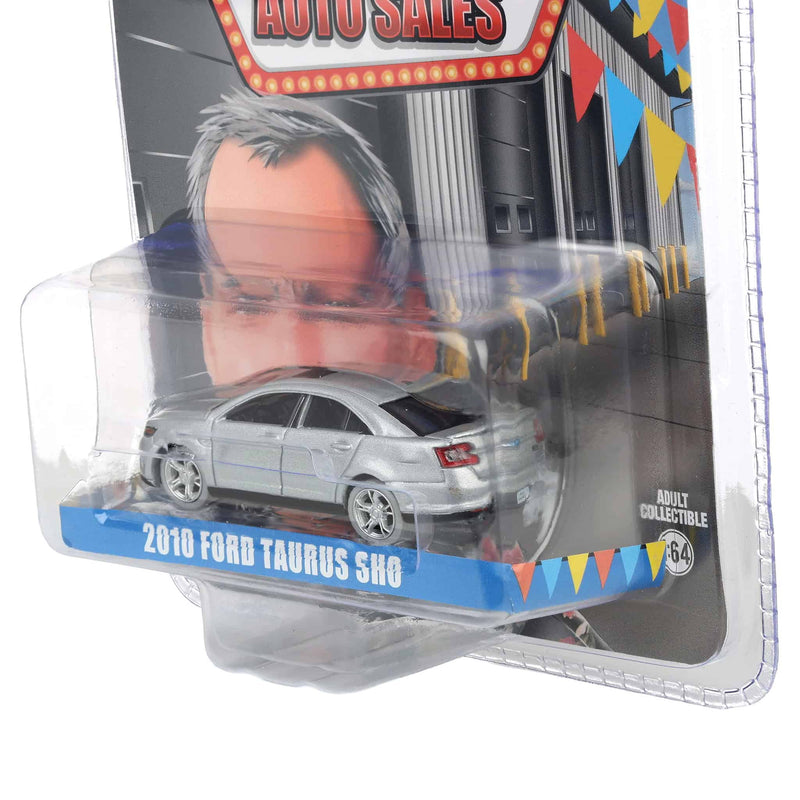 Color Wash Chase Unit ~ 1/64 2010 Ford Taurus SHO Edition, Silver, Rick's Auto Sales, LP Diecast Exclusive