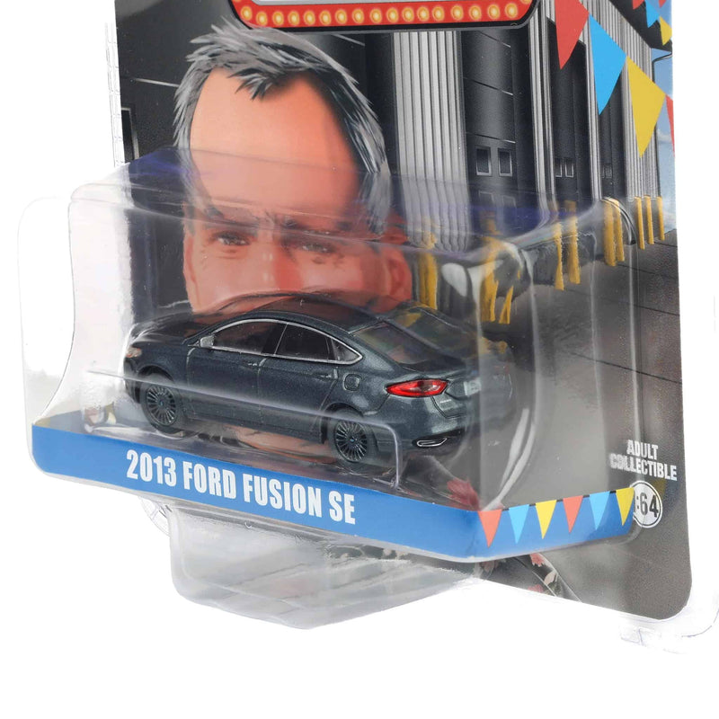 Color Wash Chase Unit ~ 1/64 2013 Ford Fusion SE, Gray, Rick's Auto Sales, LP Diecast Exclusive