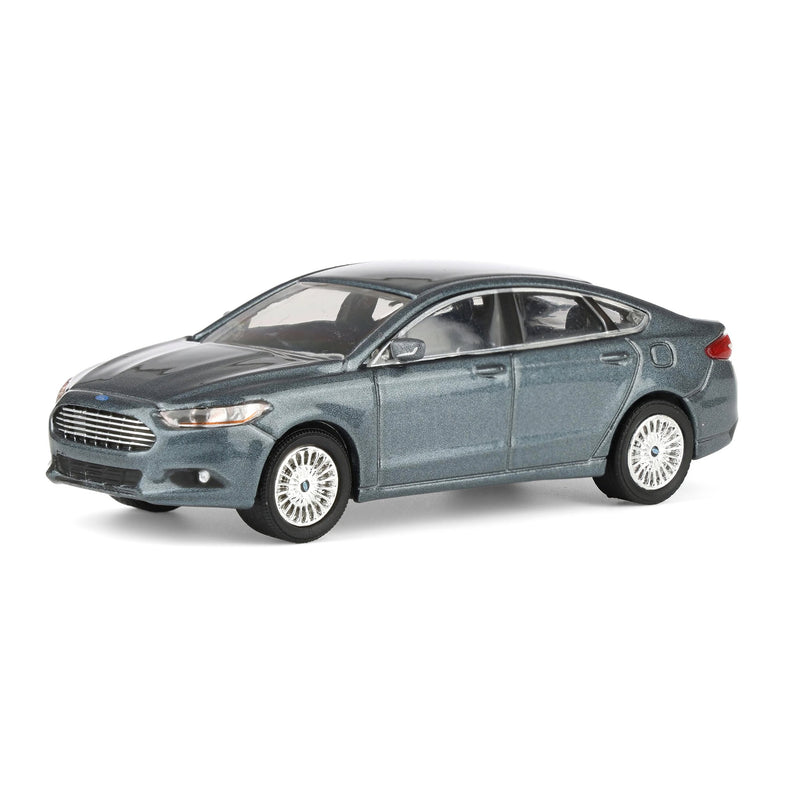 1/64 2013 Ford Fusion SE, Gray, Rick's Auto Sales, LP Diecast Exclusive