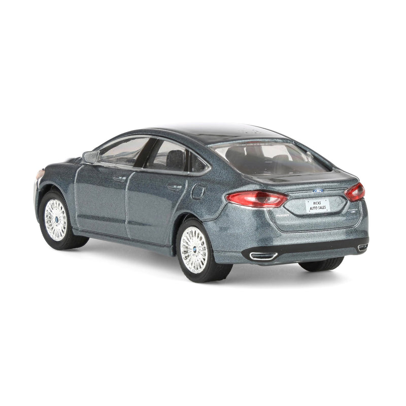 1/64 2013 Ford Fusion SE, Gray, Rick's Auto Sales, LP Diecast Exclusive