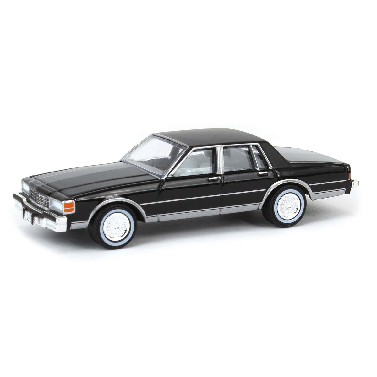 1/64 1988 Chevy Caprice Classic Brougham, Black, Rick's Auto Sales