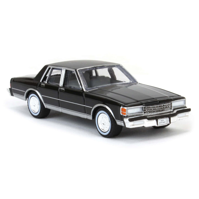 1/64 1988 Chevy Caprice Classic Brougham, Black, Rick's Auto Sales, LP Diecast Exclusive