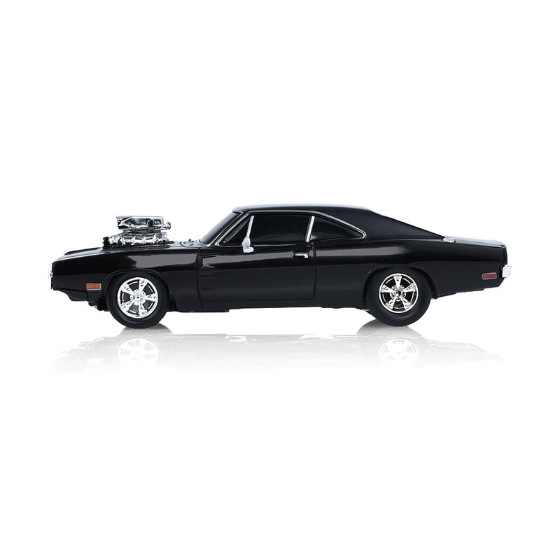 1/64 1970 Dodge Charger R/T Remote Control Car Combo Set with Controller & Case, The Fast & the Furious Dom's Charger by GreenLight Collectibles