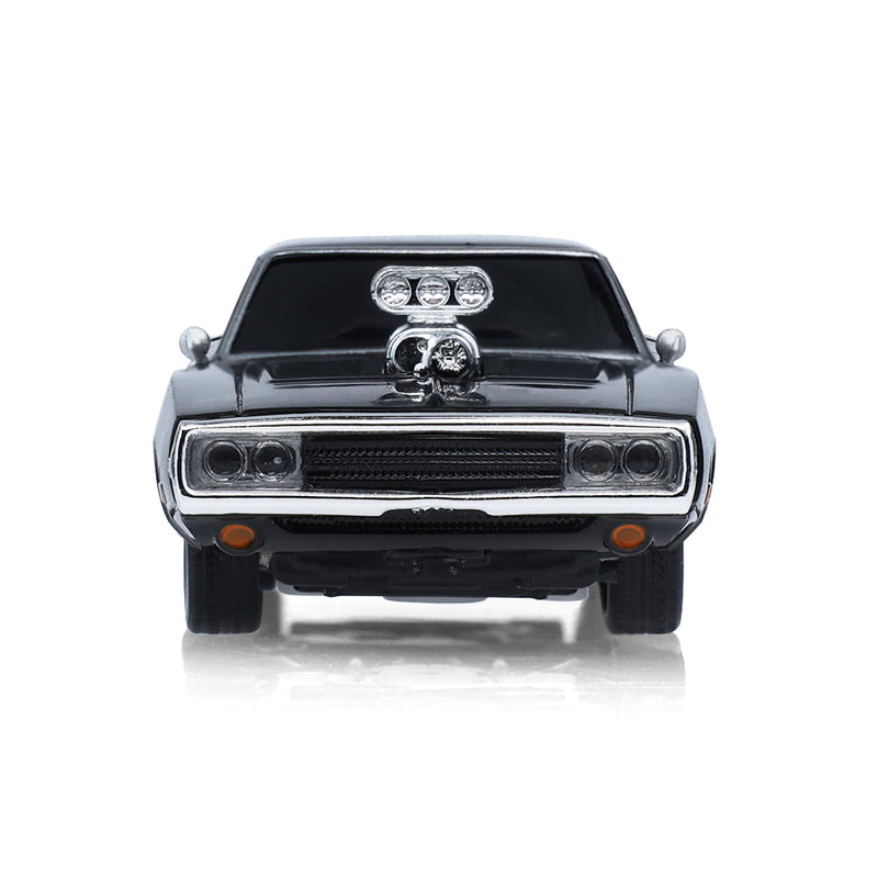 1/64 1970 Dodge Charger R/T Remote Control Car Combo Set with Controller & Case, The Fast & the Furious Dom's Charger by GreenLight Collectibles