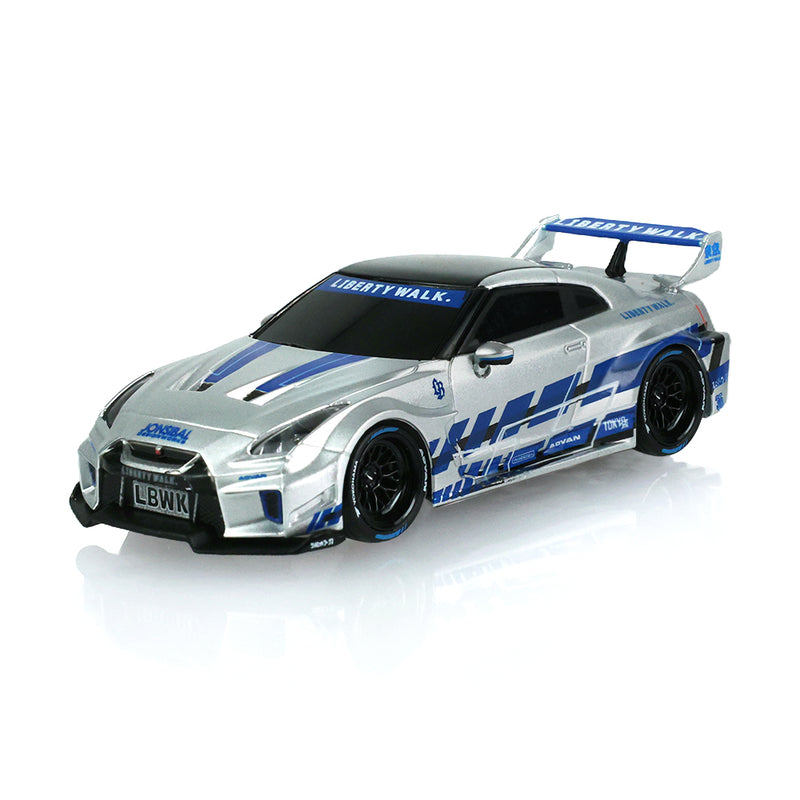 1/64 2017 Nissan LB-Silhouette Works GT 35GT-RR Version II Remote Control Car Combo Set with Controller & Case, GTR-Silhouette-Brian, The Stancer & Tuner Series by GreenLight Collectibles