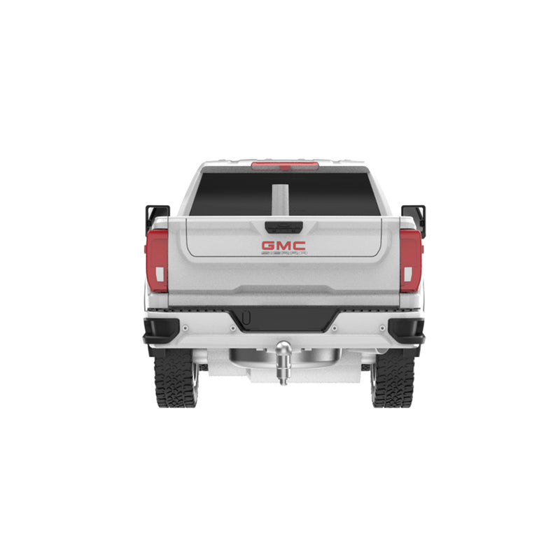 1/64 2025 GMC Sierra 1500 Remote Control Pickup Truck Combo Set with Controller & Case, White Frost Tricoat, The Factory Fresh Series by GreenLight Collectibles