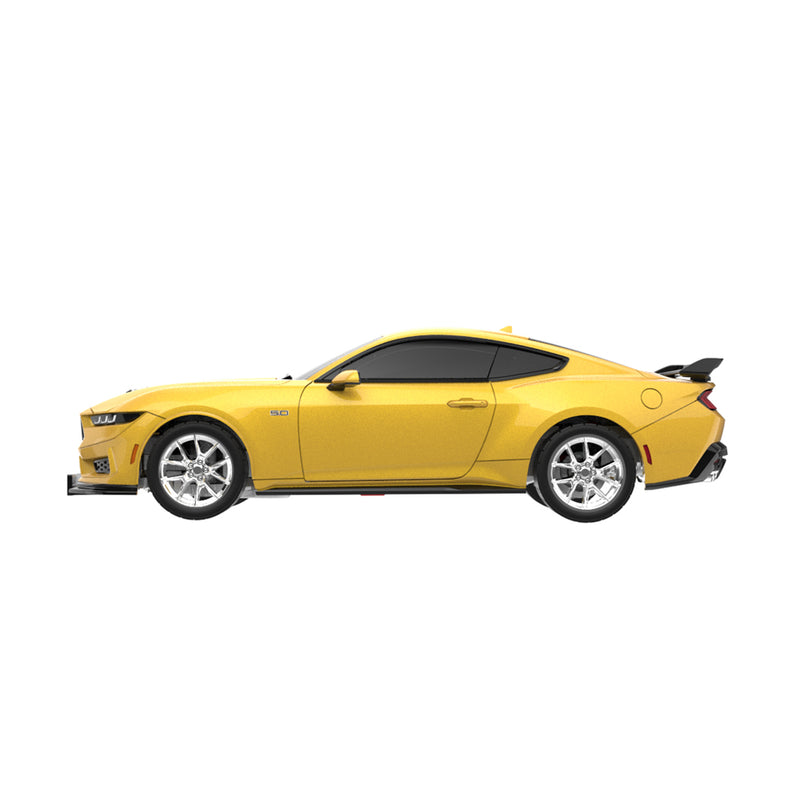 1/64 2024 Ford Mustang GT (S650) Remote Control Car & Case, Yellow Splash, The Factory Fresh Series by GreenLight Collectibles