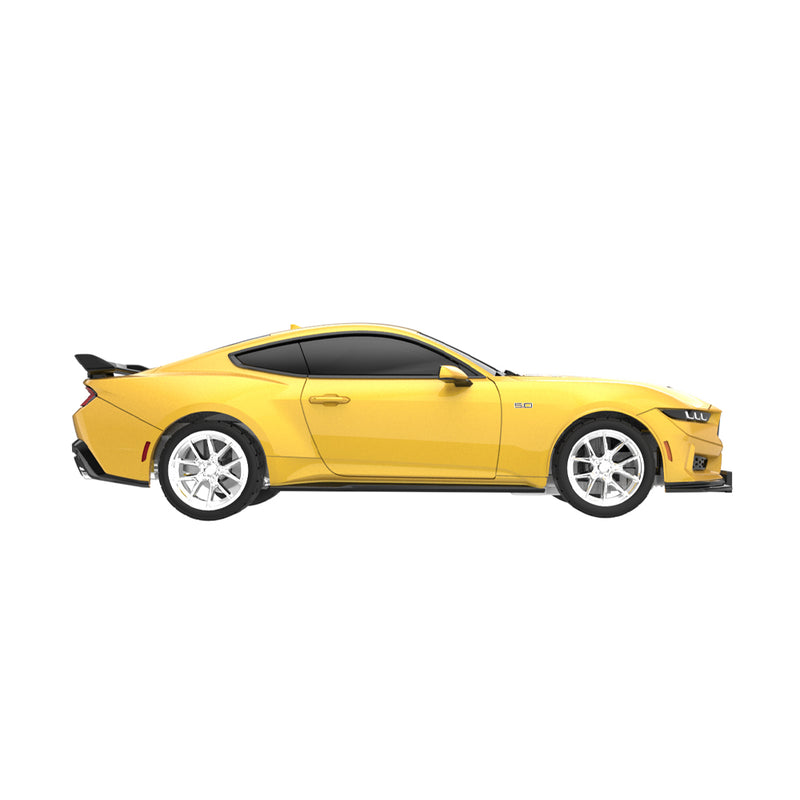 1/64 2024 Ford Mustang GT (S650) Remote Control Car & Case, Yellow Splash, The Factory Fresh Series by GreenLight Collectibles