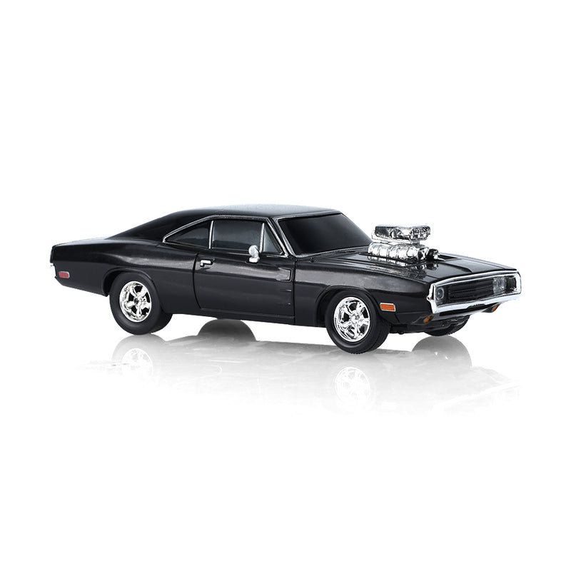 1/64 1970 Dodge Charger R/T Remote Control Car & Case, The Fast & the Furious Dom's Charger by GreenLight Collectibles