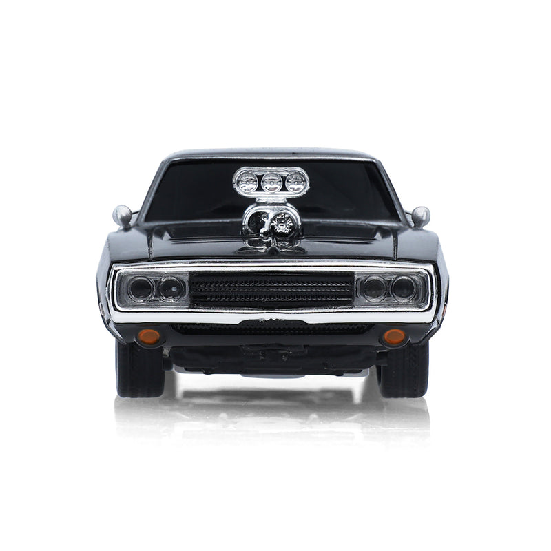 1/64 1970 Dodge Charger R/T Remote Control Car & Case, The Fast & the Furious Dom's Charger by GreenLight Collectibles