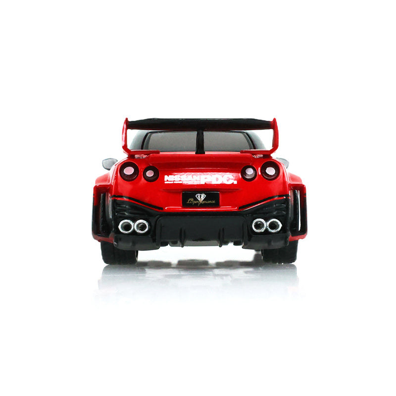 1/64 2017 Nissan LB-Silhouette Works GT 35GT-RR Version II Remote Control Car & Case, Red & Black, The Stancer & Tuner Series by GreenLight Collectibles