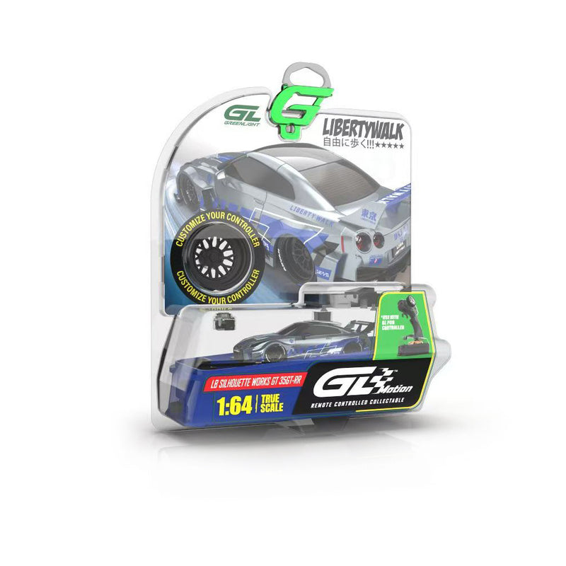 1/64 2017 Nissan LB-Silhouette Works GT 35GT-RR Version II Remote Control Car & Case, GTR-Silhouette-Brian, The Stancer & Tuner Series by GreenLight Collectibles