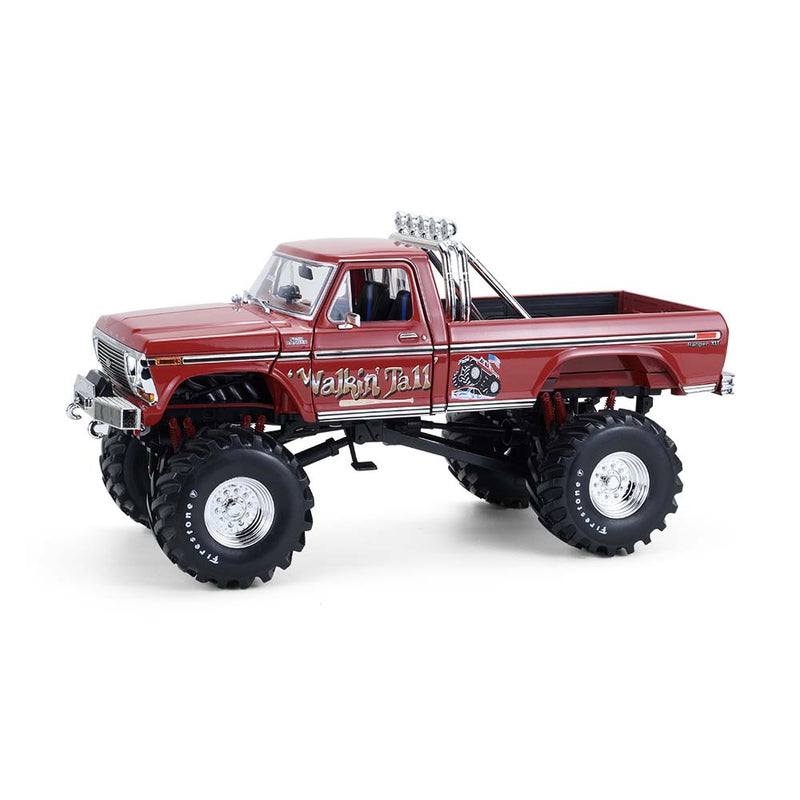 1/18 1979 Ford F-250 Monster Truck with 66-Inch Tires, Walking Tall, Kings of Crunch