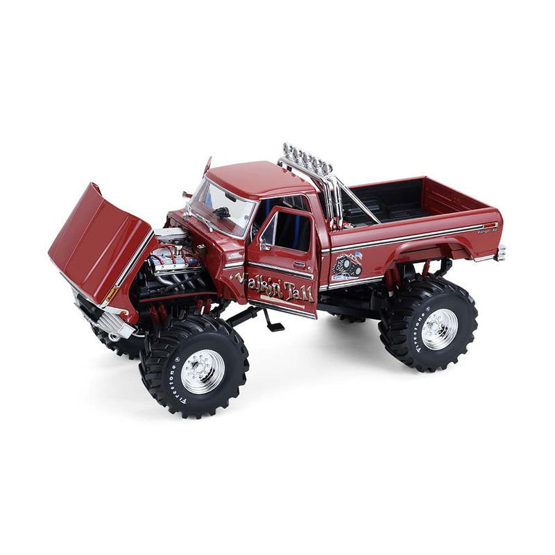 1/18 1979 Ford F-250 Monster Truck with 66-Inch Tires, Walking Tall, Kings of Crunch
