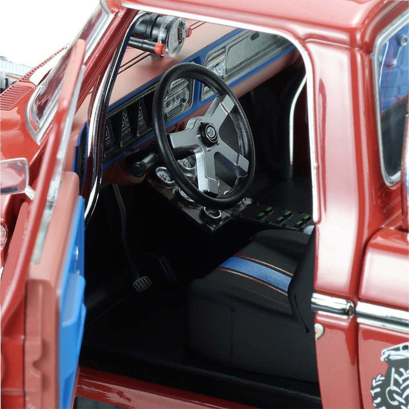 1/18 1979 Ford F-250 Monster Truck with 66-Inch Tires, Walking Tall, Kings of Crunch