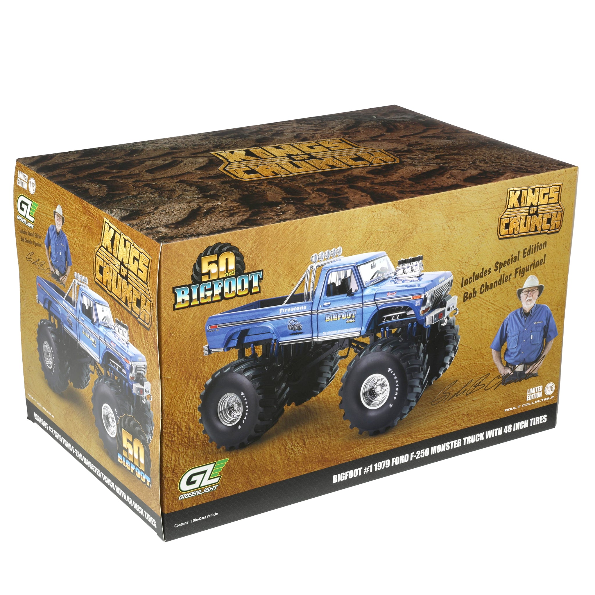 1/18 Bigfoot #1 1974 Ford F-250 Monster Truck with 48-inch Tires