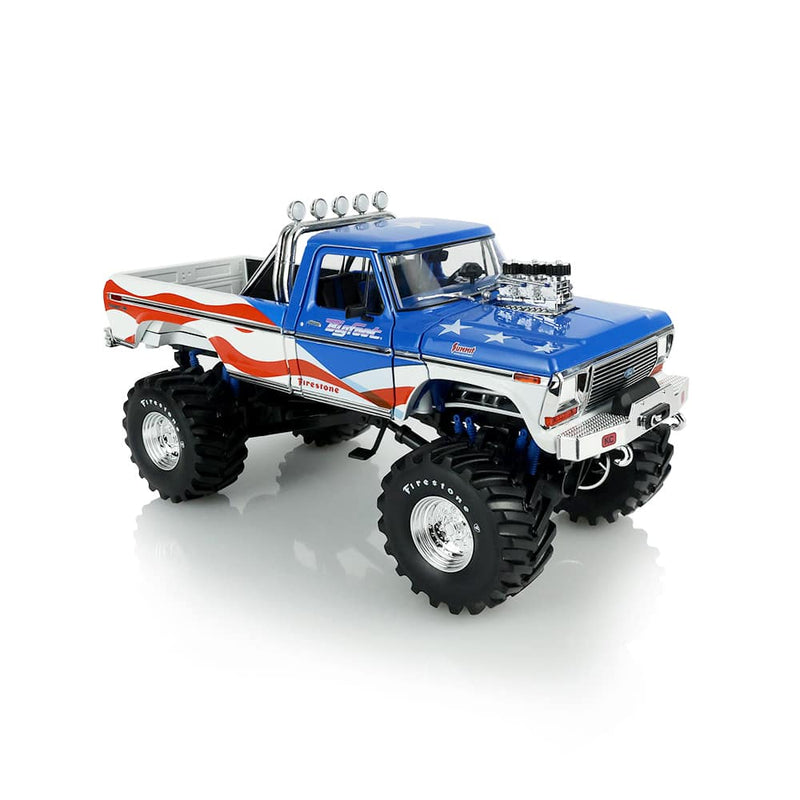 1/18 1979 Ford F-250 Monster Truck USA 250 Tribute Bigfoot #1 with Bob Chandler Standing Figure, The Kings of Crunch Series by GreenLight Collectibles