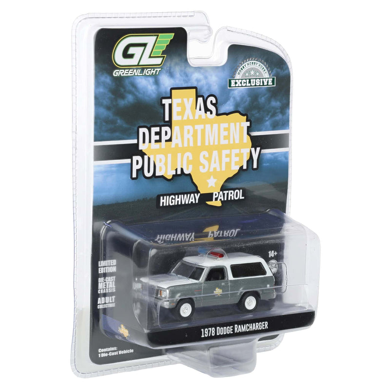 Raw Chase Unit ~ 1/64 1978 Dodge Ramcharger, Texas Department of Public Safety, Hobby Exclusive Hot Pursuit
