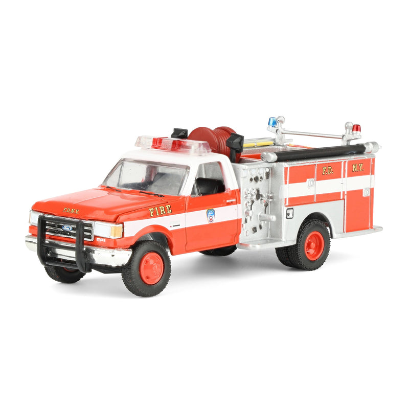 1/64 1987 Ford F-350 Mini Pumper Fire Truck, FDNY 160th Anniversary, Hobby Exclusive