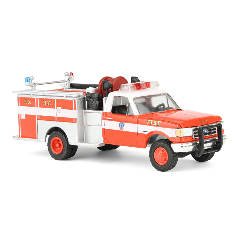1/64 1987 Ford F-350 Mini Pumper Fire Truck, FDNY 160th Anniversary, Hobby Exclusive