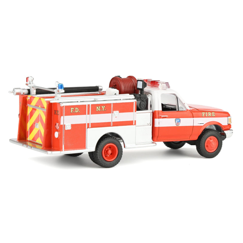 1/64 1987 Ford F-350 Mini Pumper Fire Truck, FDNY 160th Anniversary, Hobby Exclusive