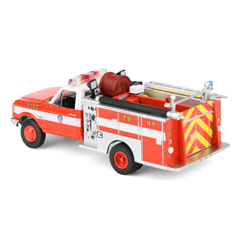 1/64 1987 Ford F-350 Mini Pumper Fire Truck, FDNY 160th Anniversary, Hobby Exclusive
