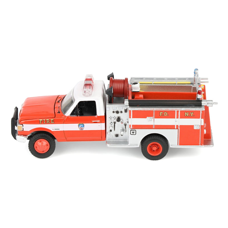 1/64 1987 Ford F-350 Mini Pumper Fire Truck, FDNY 160th Anniversary, Hobby Exclusive