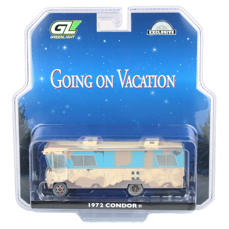 (B&D) 1/64 1972 Condor II Camper, Going on Vacation, Hobby Exclusive by GreenLight Collectible- Damaged Box