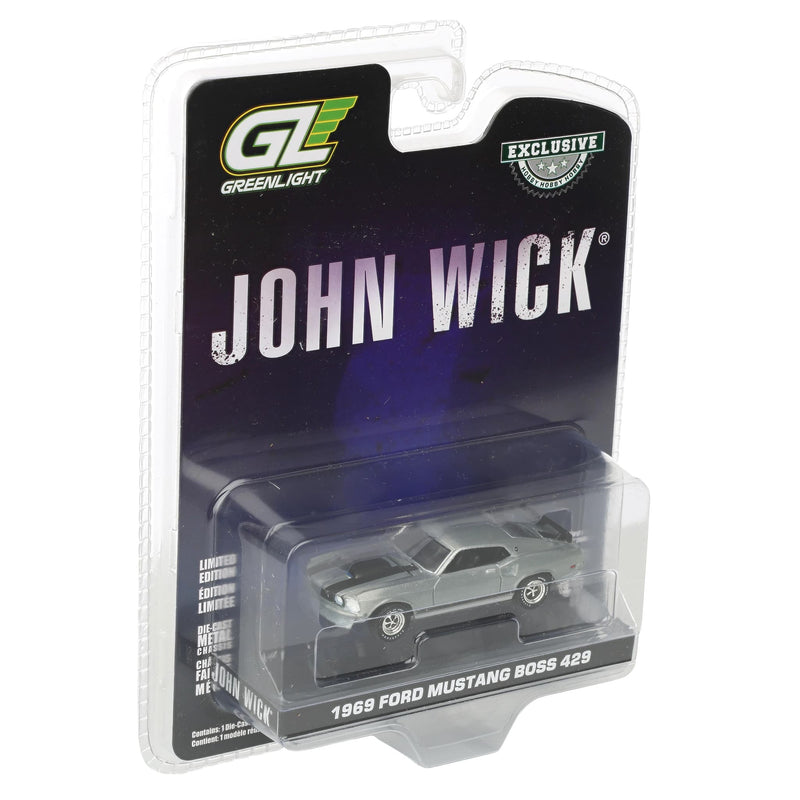 Raw Chase Unit ~ 1/64 1969 Ford Mustang BOSS 429, John Wick (2014), Hobby Exclusive