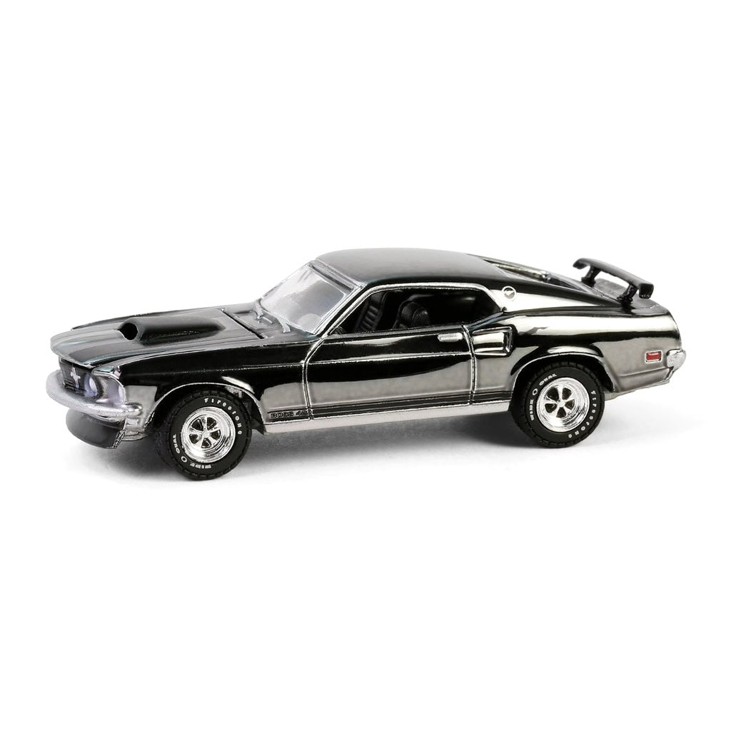 1/64 1969 Ford Mustang BOSS 429, Silver Chrome Edition, John Wick