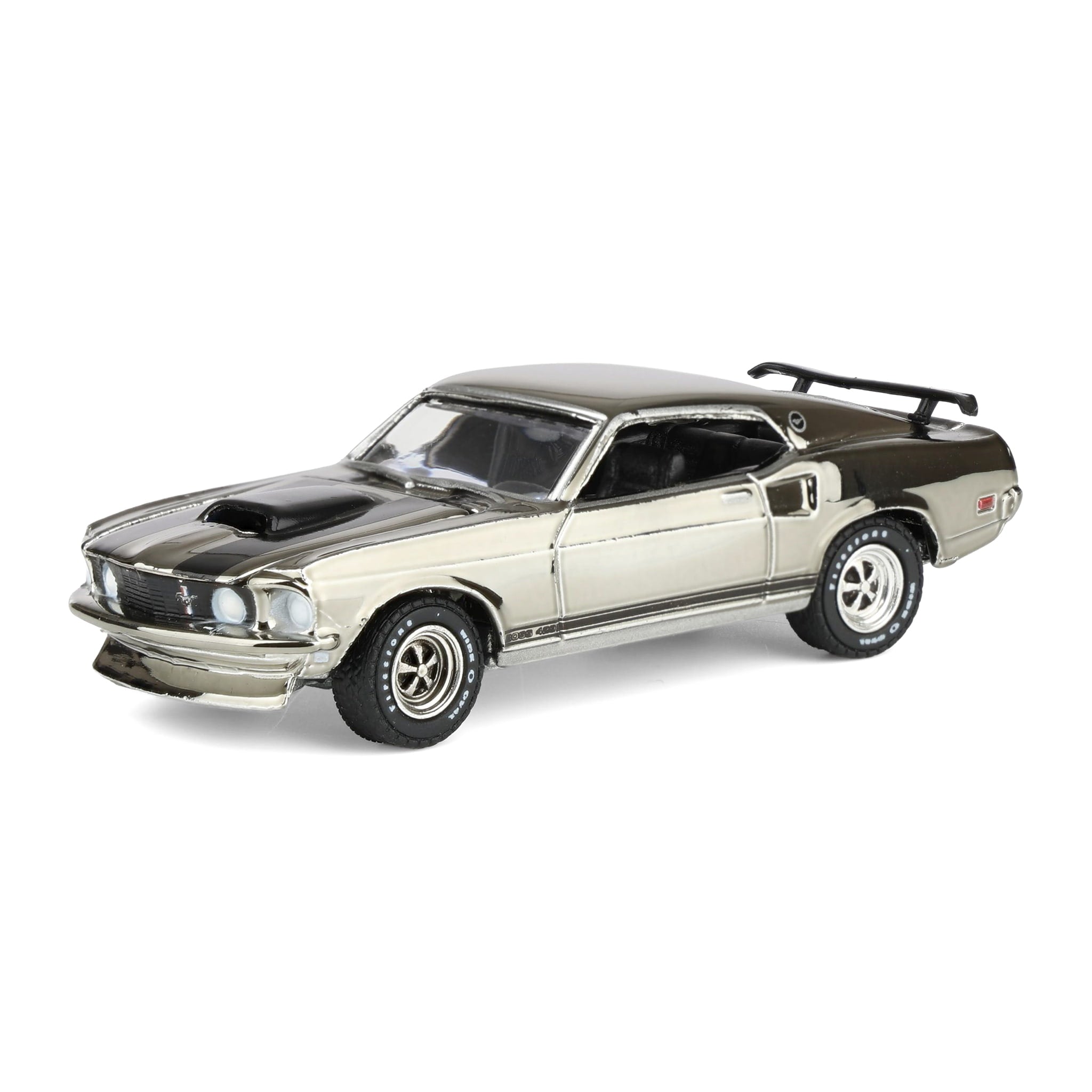 1/64 1969 Ford Mustang BOSS 429, Silver Chrome Edition, John Wick