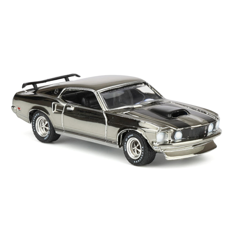 1/64 1969 Ford Mustang BOSS 429, Silver Chrome Edition, John Wick (2014), Hobby Exclusive