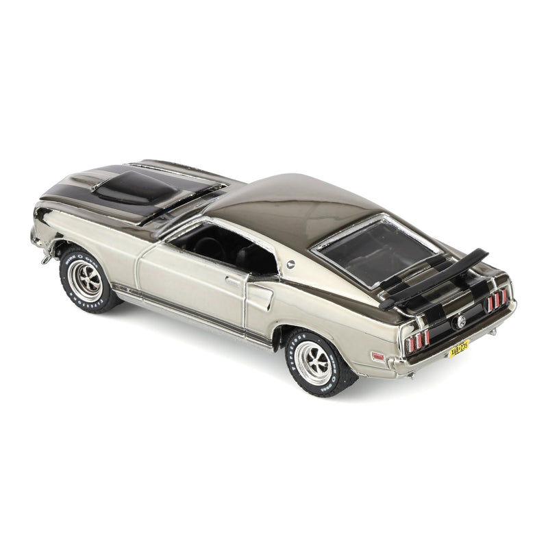 1/64 1969 Ford Mustang BOSS 429, Silver Chrome Edition, John Wick (2014), Hobby Exclusive
